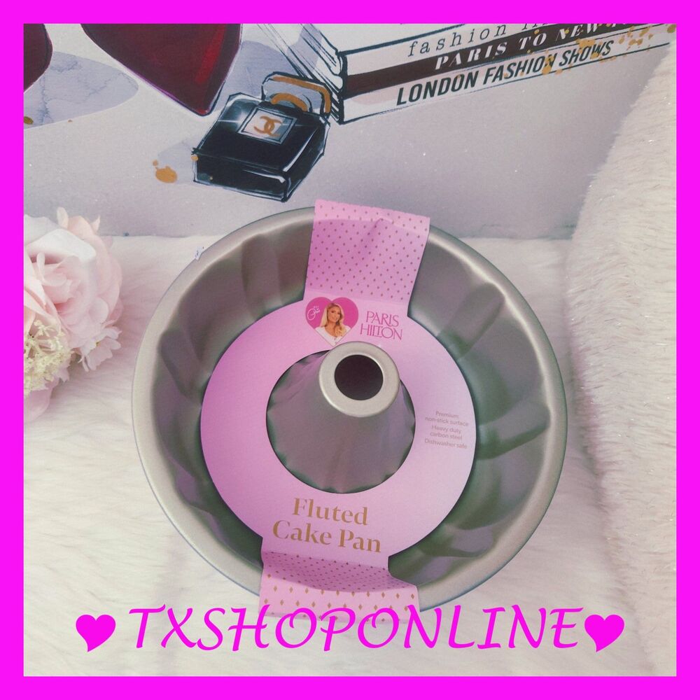 💗🎂Paris Hilton Fluted Cake Pan Nonstick Pink🎂💗 - Picture 4 of 5